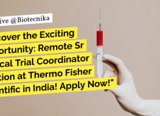 WFH Clinical Trial Coordinator Position at Thermo Fisher Scientific! Apply Now! WFH Clinical Trial Coordinator Position at Thermo Fisher Scientific! Apply Now!