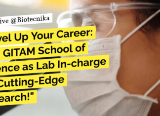 GITAM University Lab In-charge Job For Biological Sciences - Apply Online