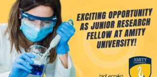 Amity University AIETSM JRF Jobs