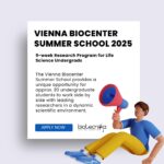 Vienna BioCenter Summer School 2025 - 9-week Research Program for Life Science Undergrads at one of Europe's leading Research Centers