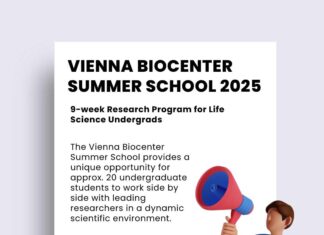 Vienna BioCenter Summer School 2025 - 9-week Research Program for Life Science Undergrads at one of Europe's leading Research Centers