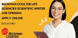 Beckman Coulter Scientific Writer Job