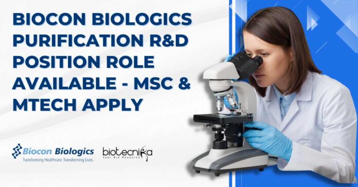 Biocon Biologics Purification R&D