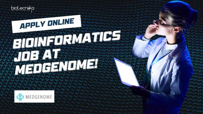 Bioinformatics Job at Medgenome