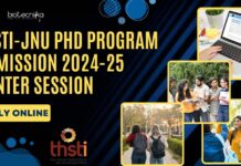 THSTI-JNU PhD 2024-25 Admissions - Applications Invited
