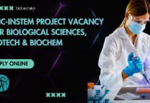 BRIC-inStem Project Vacancy
