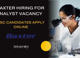 Baxter Hiring For Analyst Vacancy – BSc Candidates Apply Online Baxter Hiring For Analyst Vacancy