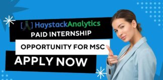 Paid Bioinformatics Internships India New