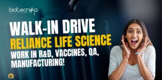 Reliance Life Sciences Pune Walk-In Drive
