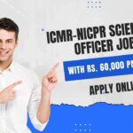 ICMR-NICPR Biochemistry Job