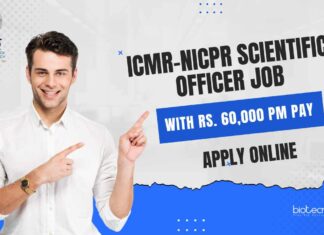 ICMR-NICPR Biochemistry Job