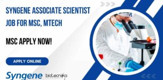 Syngene Associate Scientist