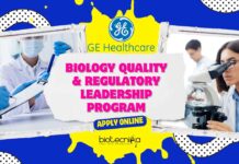 GE Healthcare Biology Quality & Regulatory Leadership Program