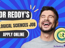 Dr Reddy's Biological Sciences Manufacturing Associate Job