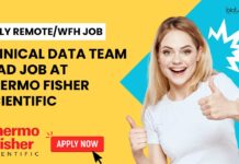 WFH Clinical Data Jobs at Thermo Fisher Scientific - Apply Now