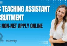 IISc Teaching Assistant Jobs - Non-NET Candidates Apply Online