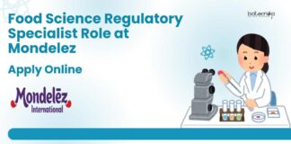 Food Science Regulatory Specialist Role at Mondelez - Apply Online