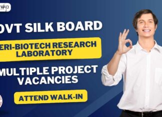 Silk Board Job Openings - Govt Jobs For Life Sciences, Attend Walk-In