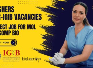 Freshers CSIR-IGIB Vacancies - Project Job For Mol Bio, Comp Bio, Apply Online