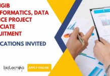 IGIB MSc Bioinformatics Project Vacancy