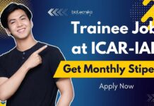 Trainee Jobs at ICAR-IARI - Get Monthly Stipend, Apply Now