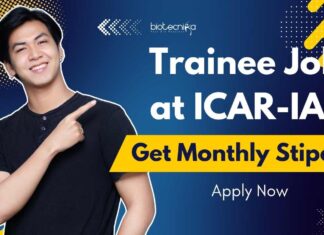Trainee Jobs at ICAR-IARI - Get Monthly Stipend, Apply Now