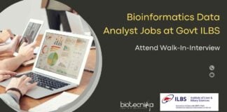 Bioinformatics Data Analyst Jobs at Govt ILBS