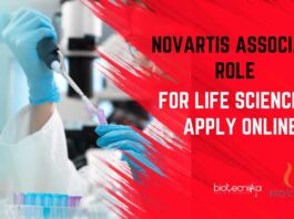 Novartis Life Science Associate Role