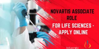 Novartis Life Science Associate Role