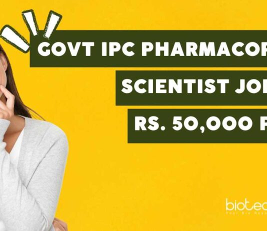 Indian Pharmacopoeia Commission Jobs