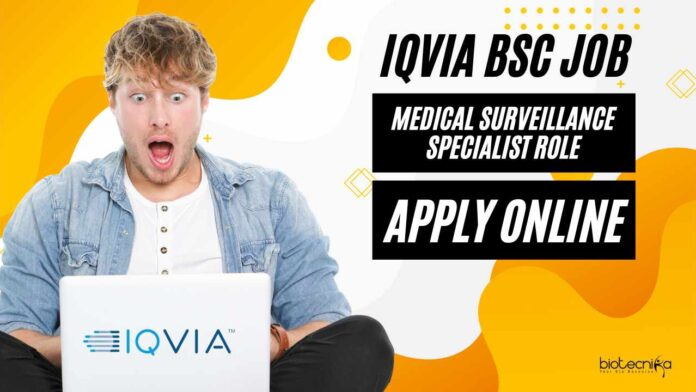IQVIA BSc Vacancies For Life Science