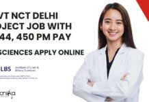 Govt NCT Delhi Project Job