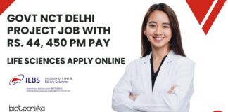 Govt NCT Delhi Project Job