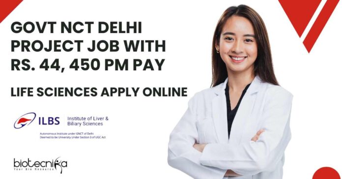 Govt NCT Delhi Project Job