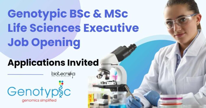 Genotypic Life Sciences Executive Job
