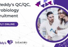 Dr Reddy's QC/QC Jobs