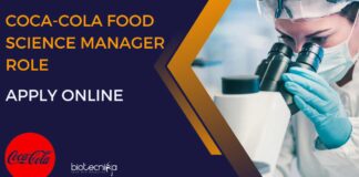 Coca-Cola Food Science Manager