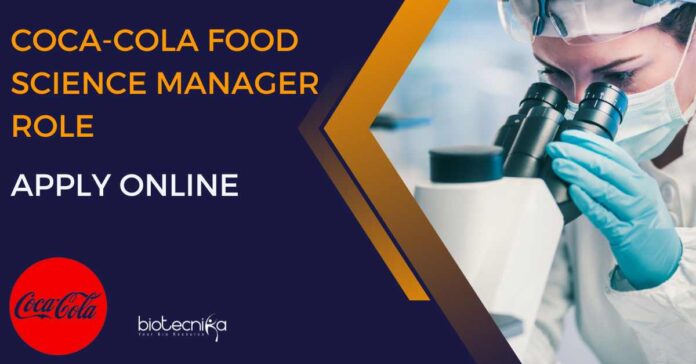 Coca-Cola Food Science Manager