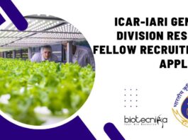 IARI Genetics Project Vacancy