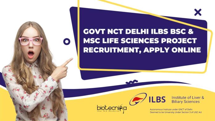 Govt ILBS Project Jobs
