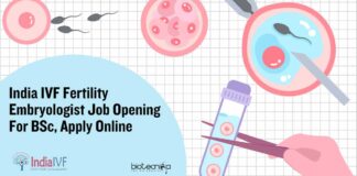 India IVF Fertility Embryologist Job