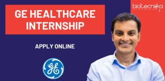 GE Healthcare Internship