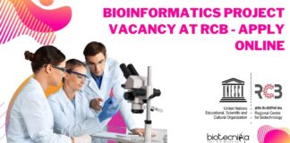 Bioinformatics Project Vacancy at RCB