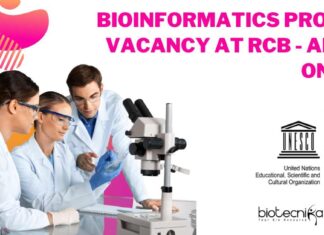Bioinformatics Project Vacancy at RCB