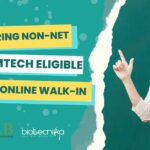 Non-NET Project Vacancy at NIAB - MSc, MTech Apply & Attend Online Walk-In