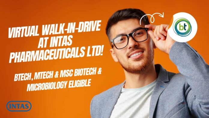 Intas Pharmaceuticals Biotech Jobs