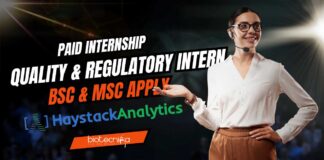 BSc Life Science Internship