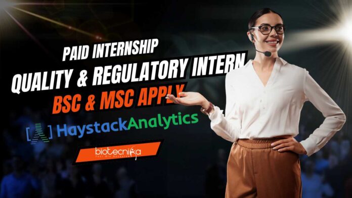 BSc Life Science Internship