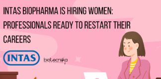 Intas Biopharma Hiring Women
