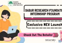 Dabur Research Foundation Internship Program!